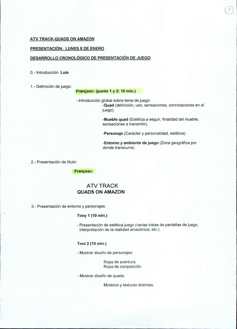 Página inicial del documento para la presentación del proyecto ATV Track. Imagen: Gaelco.