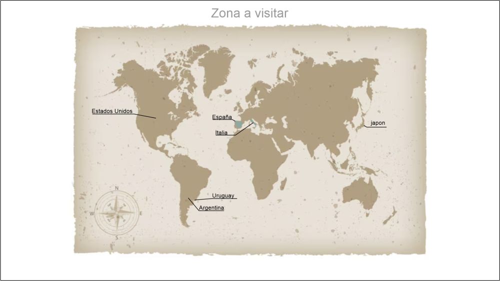 Las ubicaciones serán seleccionables a través de mapas. Imagen de la selección de país. Imagen: Pablo Rops/AWM.