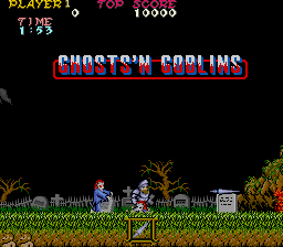 Ghosts'n Goblins (World? set 2) [Tailsnic Retroworks].